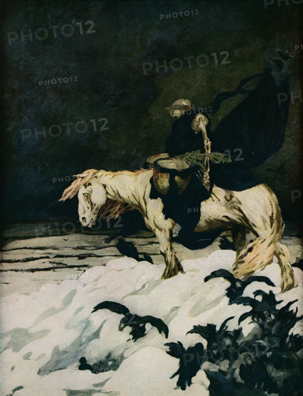 'The Retreat from Moscow', 1911, (1918). Artist: Stephen Baghot De La Bere.