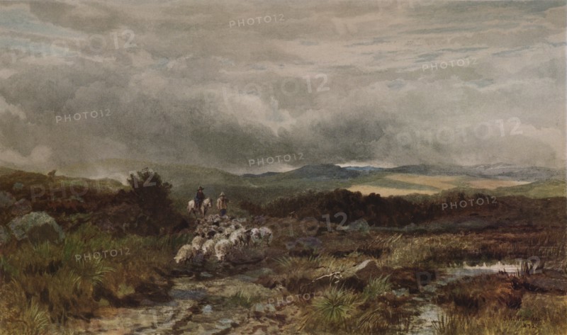 'Mountain Road, Capel Curig, North Wales', (1938). Artist: James William Whitaker.
