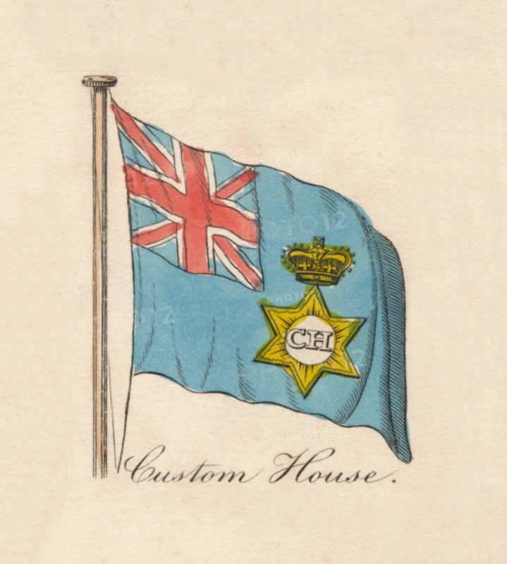 'Custom House' 1838. Artist: Unknown.