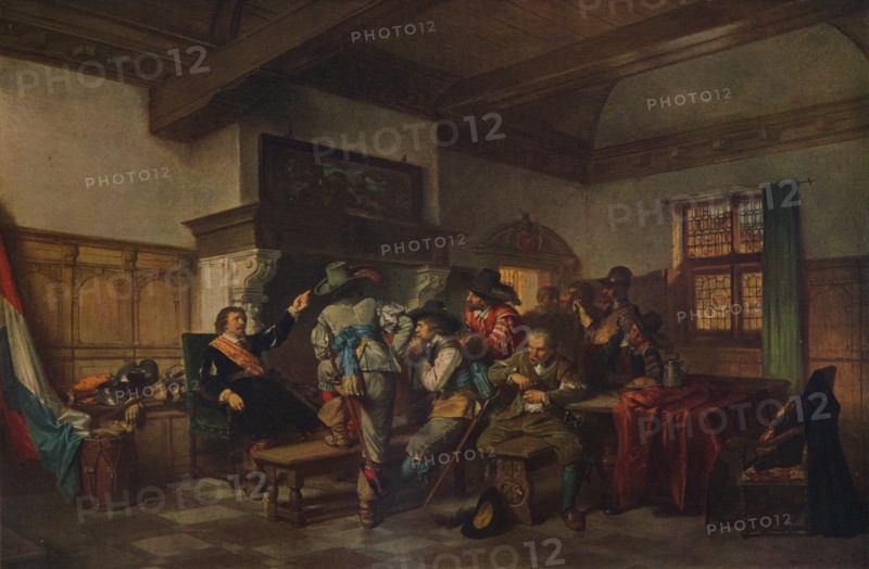 'The Warrior's Story', c1861, (1938). Artist: Herman Frederik Carel Ten Kate.