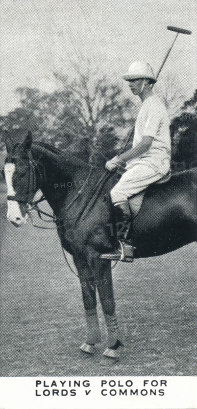 'Playng Polo for Lords v Commons', c1930 (1937). Artist: Unknown.