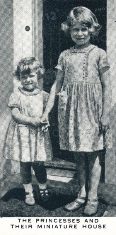 'The Princesses and their Miniature House', c1932 (1937). Artist: Unknown.