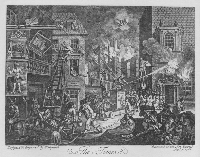 'The Times', 1762. Artist: William Hogarth.