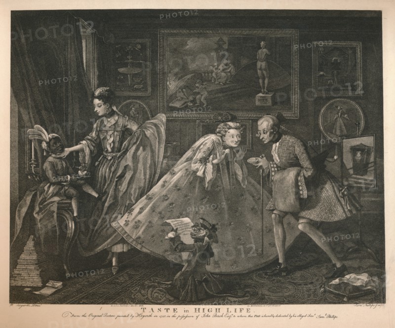 'Taste in High Life', 1798. Artist: Samuel Phillips.