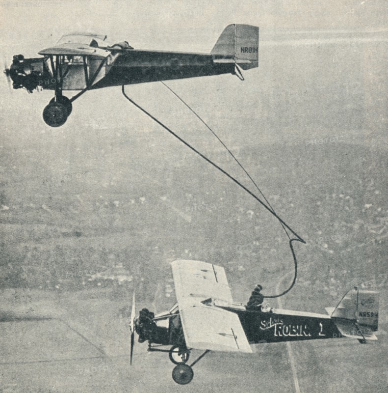 The 'St Louis Robin' refuelling, c1929 (c1937). Artist: Unknown.
