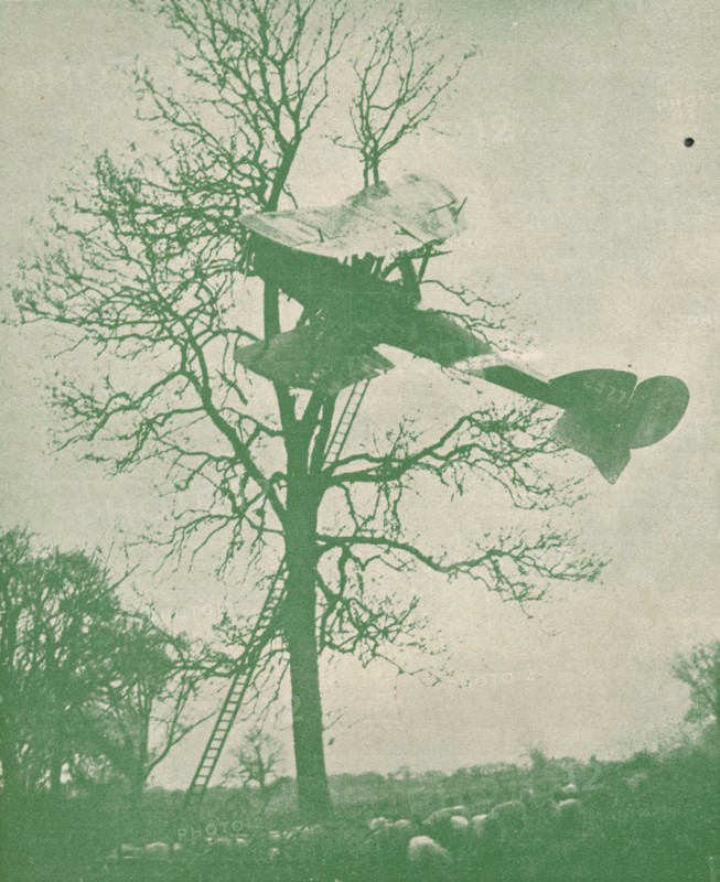The risks of night flying, c1918 (1919). Artist: Unknown.