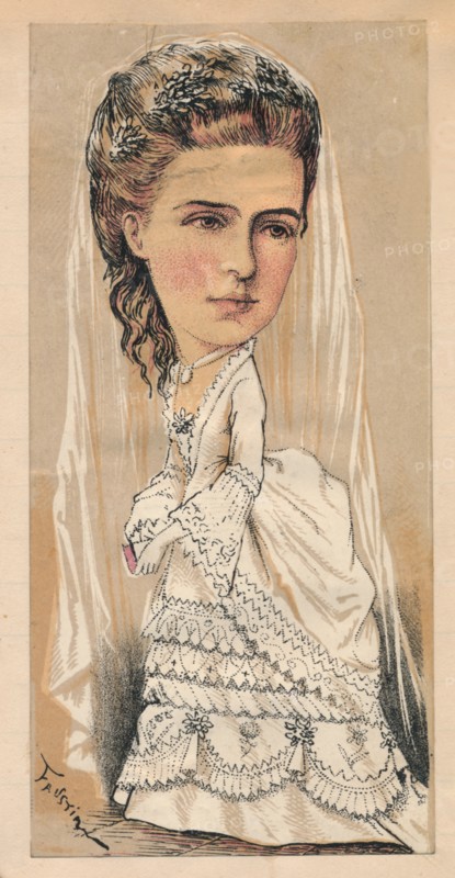 'H.R.H. The Duchess of Ednburgh', 1874. Artist: Faustin.
