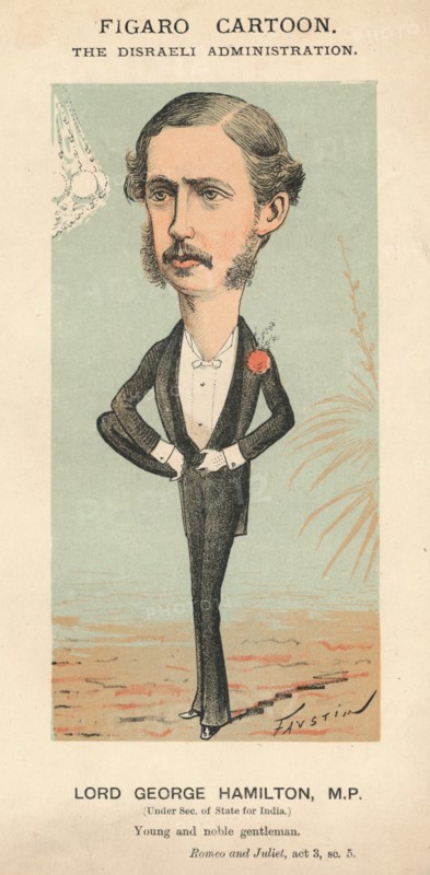 'Lord George Hamilton, M.P.', c1870. Artist: Faustin.