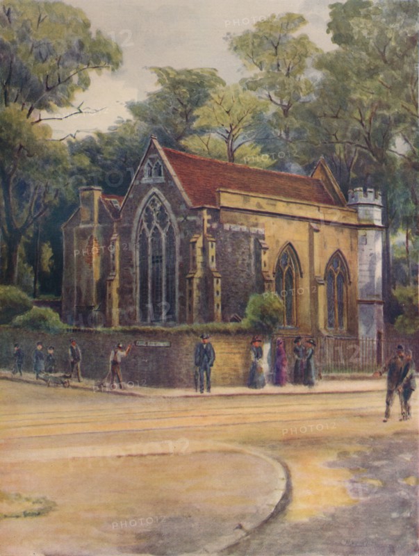 'Lovekyn's Chapel, Kingston', c1905, (1914). Artist: James S Ogilvy.