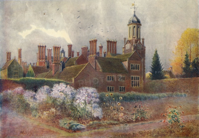 'Baynards, from the Garden', 1911, (1914). Artist: James S Ogilvy.