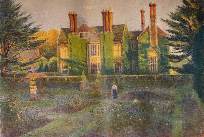 'Baynards, from the Rose Garden', 1911, (1914). Artist: James S Ogilvy.