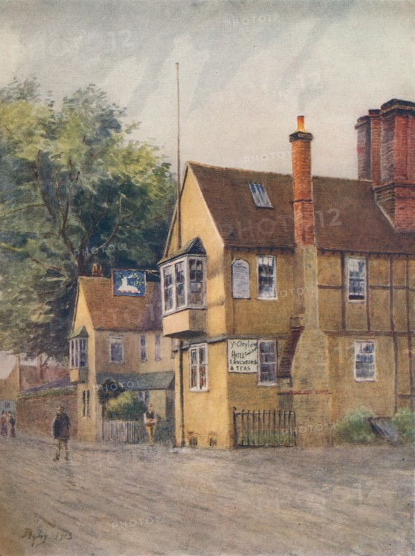 'The White Hart, Godstone', 1913, (1914). Artist: James S Ogilvy.