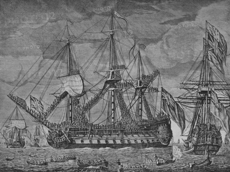 'Anson's Prizes', c1751. Artist: Robert Short.