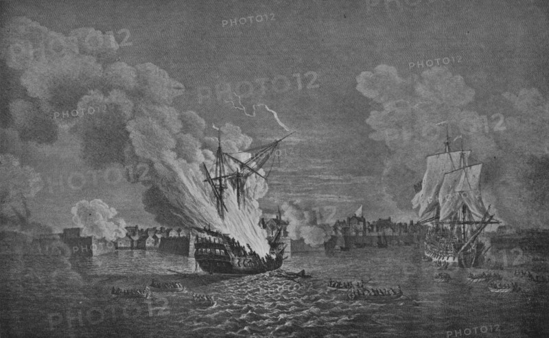 'Cutting-out Affair at Louisbourg', c1760. Artist: Richard Paton.
