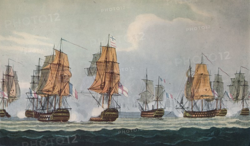 'Strachan's Action off Ferrol', c1806. Artist: Thomas Whitcombe.