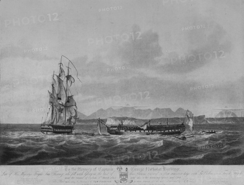 'A Three Days' Chase and Capture', c1809. Artist: Nicholas Pocock.