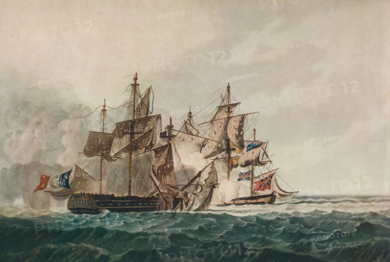 'Capture of the 'Furieuse'', c1810. Artist: George Webster.