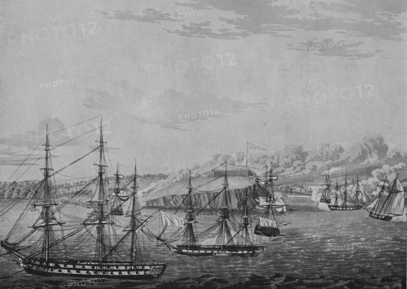 'The Fall of Oswego', c1815. Artist: Robert Havell.