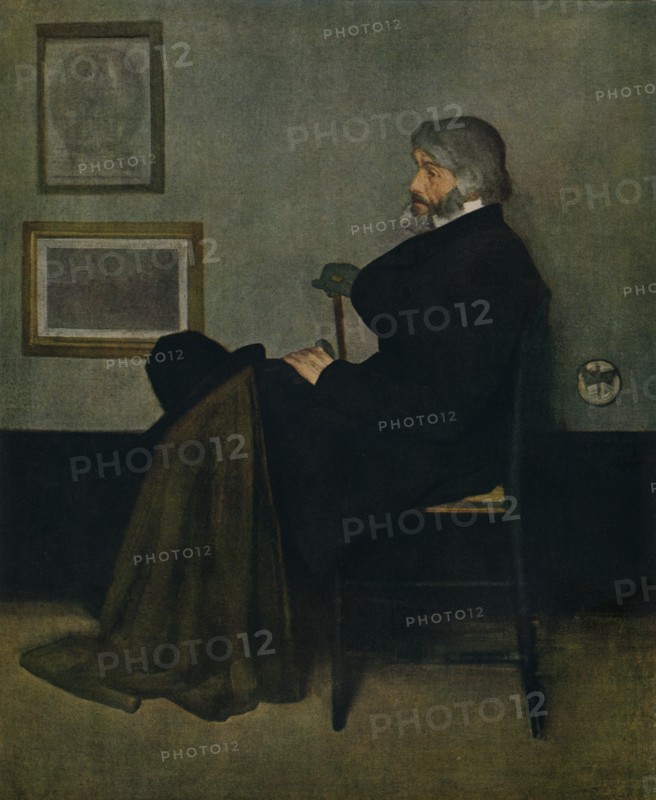 'Arrangement in Grey and Black, No.2: Thomas Carlyle', c1872. Artist: James Abbott McNeill Whistler.