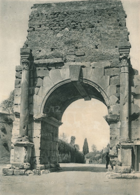The Arch of Drusus, Rome, c1926 (1927). Artist: Eugen Poppel.