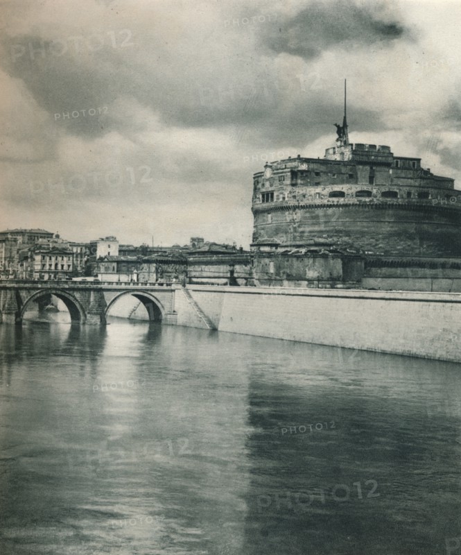 Castel Sant' Angelo, Rome, Italy, 1927. Artist: Eugen Poppel.