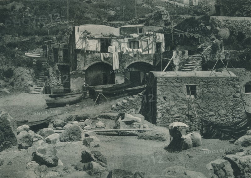 House on the Marina Grande, Capri, Italy, 1927. Artist: Eugen Poppel.