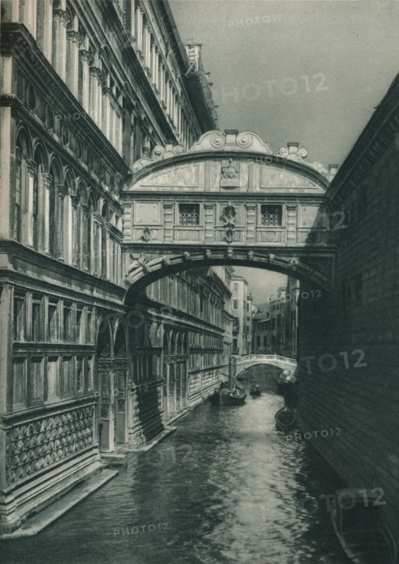 Bridge of Sighs, Venice, Italy, 1927. Artist: Eugen Poppel.