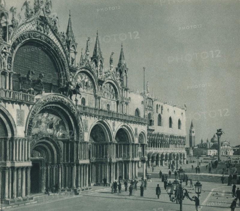 St Mark's Basilica, Venice, Italy, 1927. Artist: Eugen Poppel.
