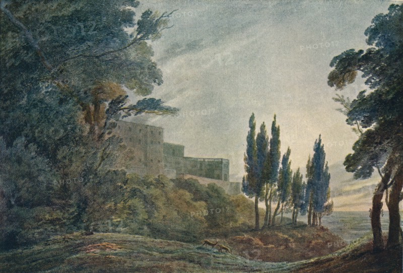 'Villa at Frascati', c1780, (1923). Artist: John Robert Cozens.