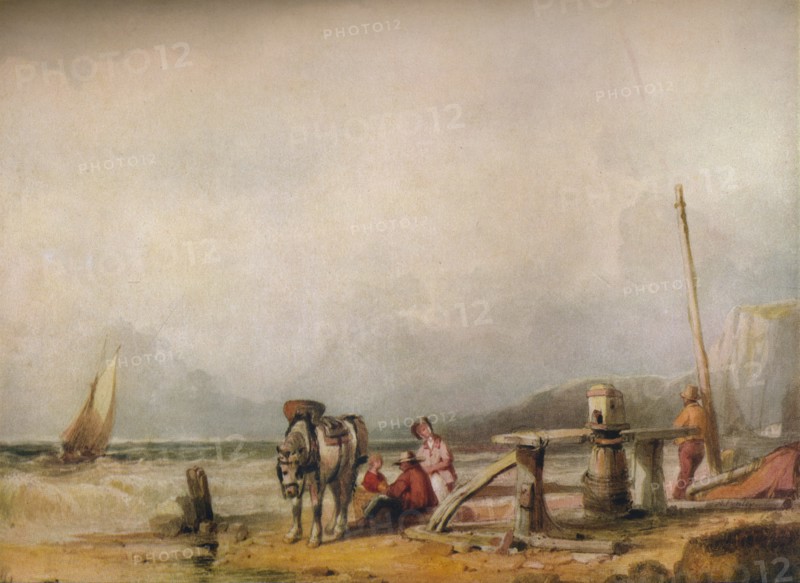 'Seascape', c1845. Artist: Edwin Aaron Penley.