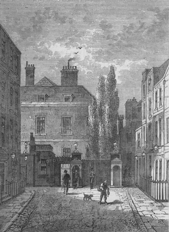 Warwick House, Westminster, London, c1810 (1878). Artist: Unknown.