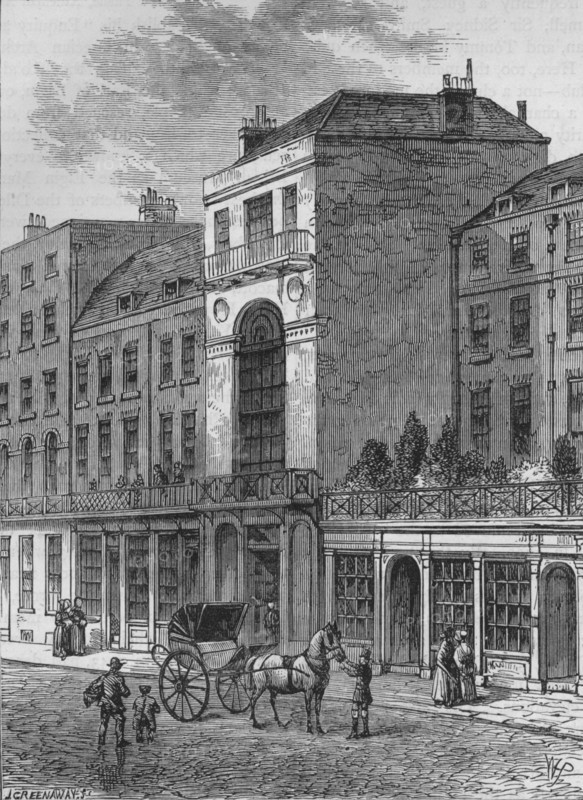 The Thatched House Tavern, Westminster, London, c1870 (1878). Artist: J Greenaway.