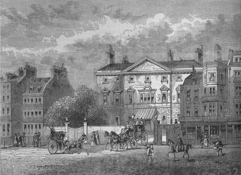 Cambridge House, Westminster, London, c1854 (1878). Artist: Unknown.