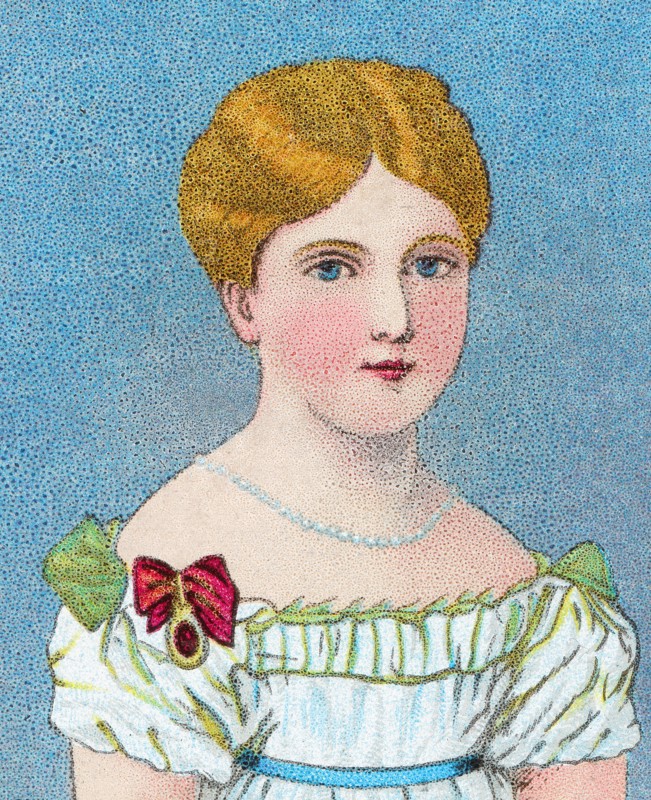 'Young Queen Victoria, then Princess Alexandrina Victoria of Kent', c1829 (c1902). Artist: Unknown.
