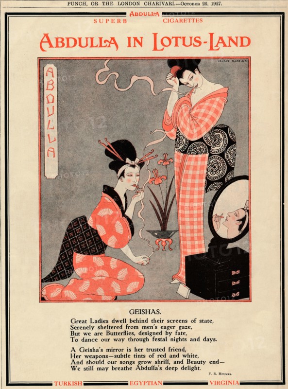 'Abdulla in Lotus-Land - Geishas', 1927. Artist: Unknown.