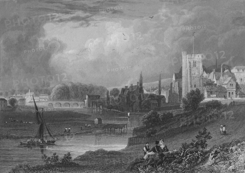 'Maidstone, Kent', 19th century. Artist: Alexander McClatchie.