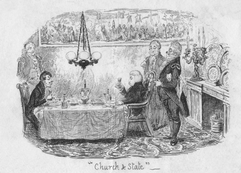 'Church & State', 1829. Artist: George Cruikshank.