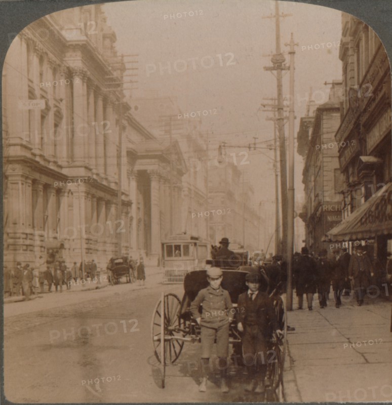 'St. James Street, Montreal, Canada', 1900. Artist: Unknown.