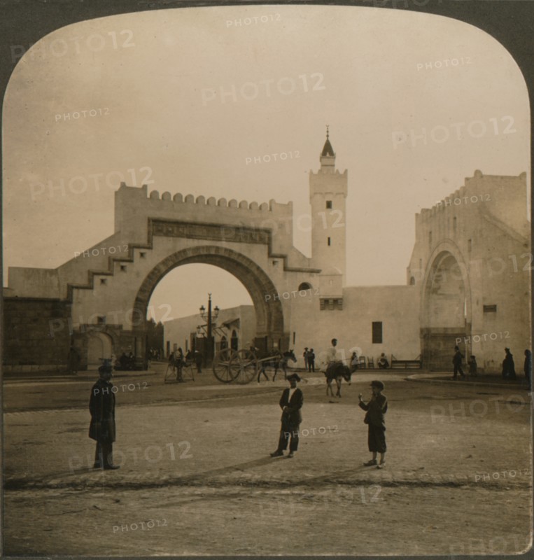 'Bab el-Hathera, Tunis, Tunis', 1901. Artist: Unknown.