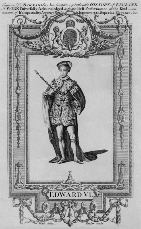 'Edward VI', 1554.  Artist: Taylor.