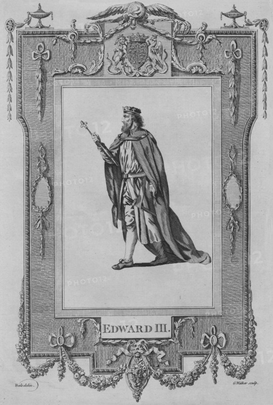 'Edward III', 1783.  Artist: George Walker.