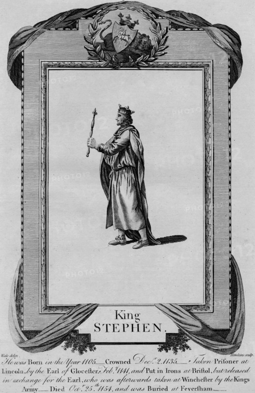 'King Stephen', 1783.  Artist: Hawkins.