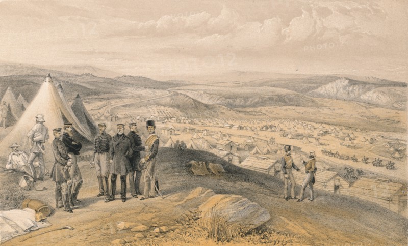 'Cavalry Camp', 1856. Artist: Unknown.
