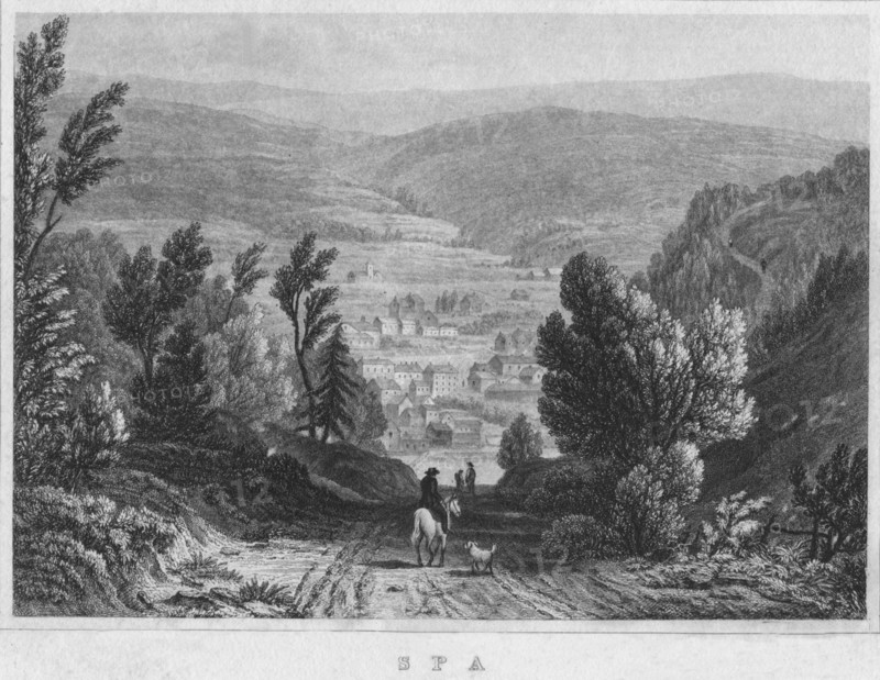 'Spa', 1850. Artist: Shury & Son.
