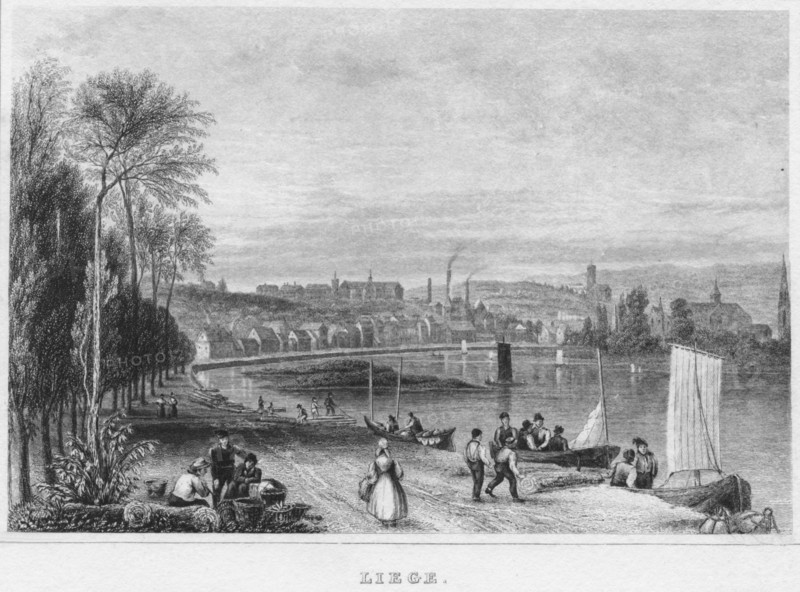 'Liege', 1850. Artist: Archelaus Cruse.