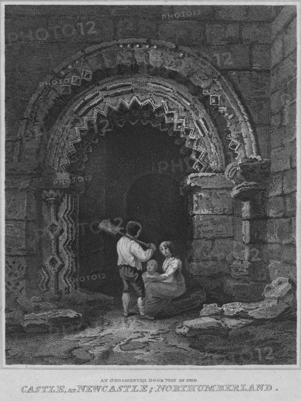 'An Ornamented Door Way in the Castle, at Newcastle; Northumberland', 1814. Artist: John Greig.