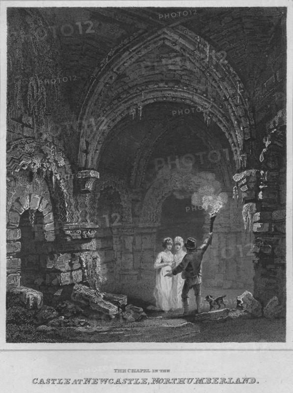 'The Chapel in the Castle at Newcastle, Northumberland', 1814. Artist: John Greig.