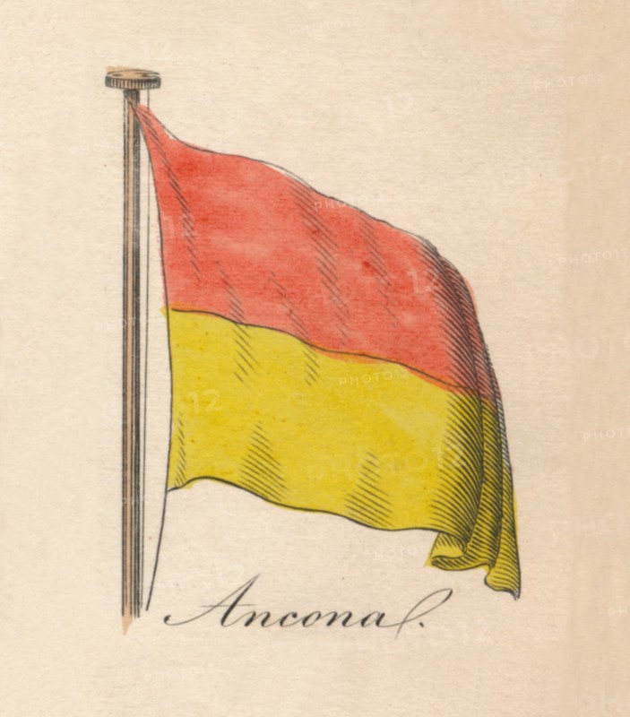 'Ancona', 1838. Artist: Unknown.