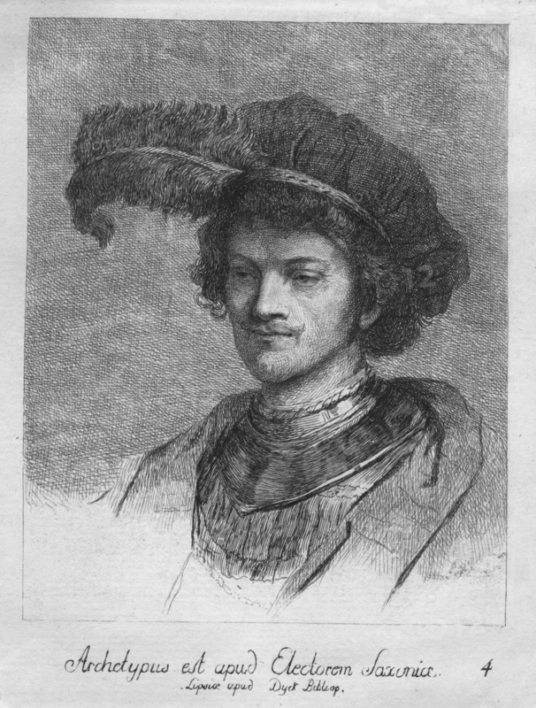'Archetypus est apud Electorem Saxonie. Lipsice apud Duck Bibliop', 1769. Artist: Christian Gottfried Schulze.