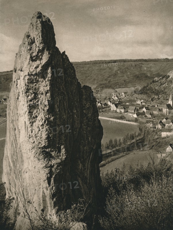 'View of Baubeuren', 1931. Artist: Kurt Hielscher.